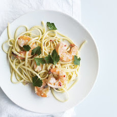 Linguine with Shrimp and White Wine