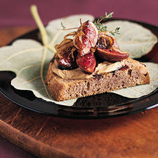 Fig and Pate Bruschetta