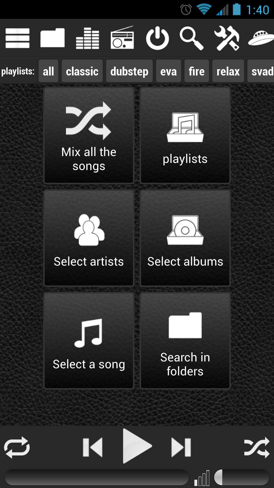 Android application Player dreams screenshort