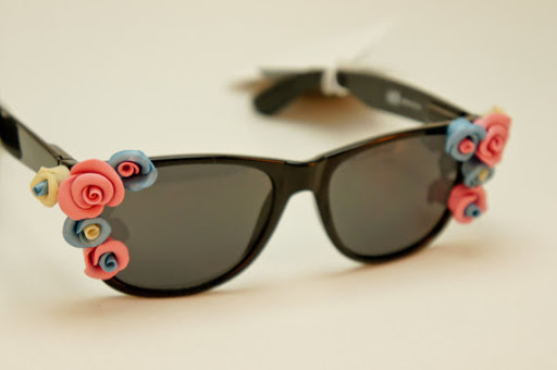 gafas con flores