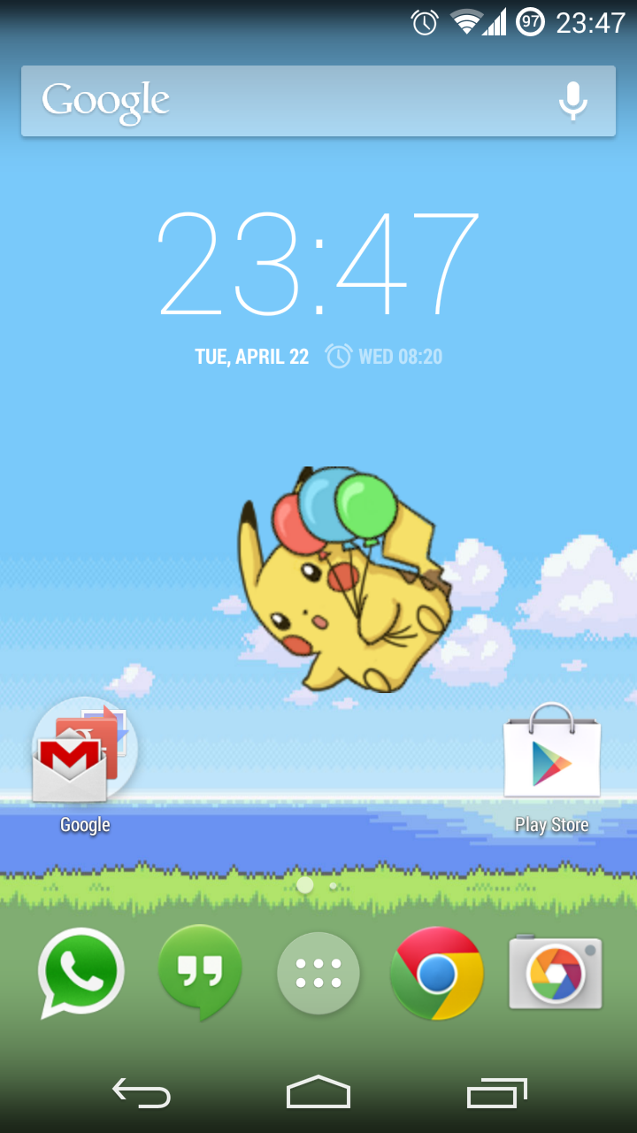 Android application Shimeji - PikaDoll Live screenshort