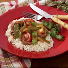 Flash-In-The-Pan Pepper Steak