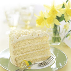 Lemon Layer Cake with Lemon Curd and Mascarpone