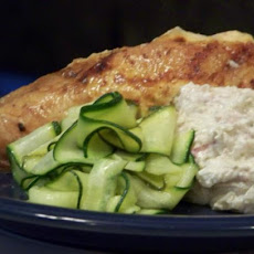 Chicken With Creamy Zucchini and Lime Stuffing