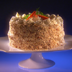Cardamom Spiced Carrot Cake with White Chocolate Cream Cheese Icing