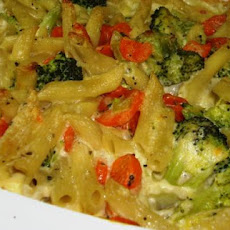 Pasta Veggie Casserole (Can Be Vegan)