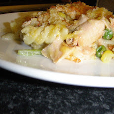 Lite Salmon & Pasta Casserole