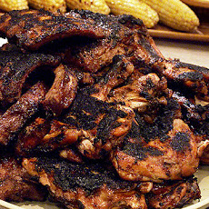 Barbecued Chicken and Ribs