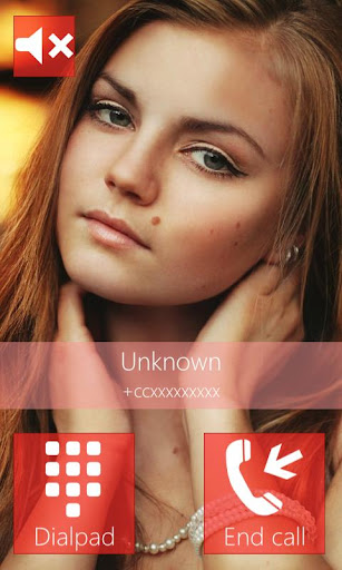 BIG caller ID Theme MetroRed