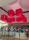 Red Hanging Boxes