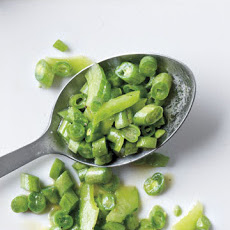 Chopped Green Bean and Celery Salad with Mustard Vinaigrette
