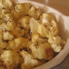 Roasted Cauliflower with Walnut Oil and Toasted Cumin