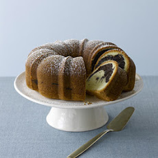 Rum-Scented Marble Cake