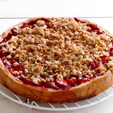Strawberry Crumb Pie