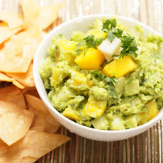 Guacamole with Jicama and Mango