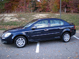The side of Katie's 2009 Chevrolet Cobalt