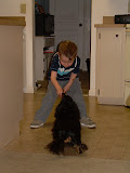 Jay playing with Winkie 3.