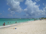 7 Mile beach, not nearly as crowded as Virginia Beach.