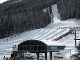 Ski lift next to the tubing runs.
