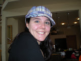 Katie rocking out her new hat.