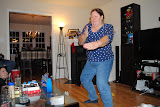 Mom acting out "chop"