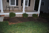 Now the dirt is just pile around the house.