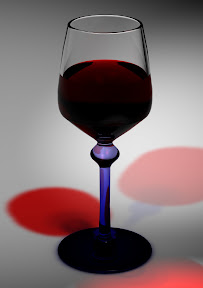 Weinglas<br />
erstellt mit Cinema 4D