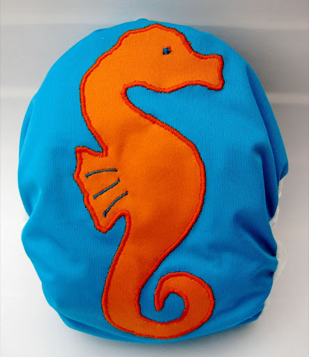 Seahorse Freehand Applique
