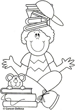 dibujos escolares para colorear