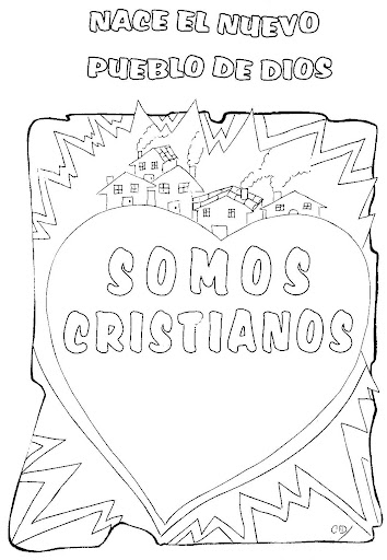 dibujos cristianos para colorear y pintar