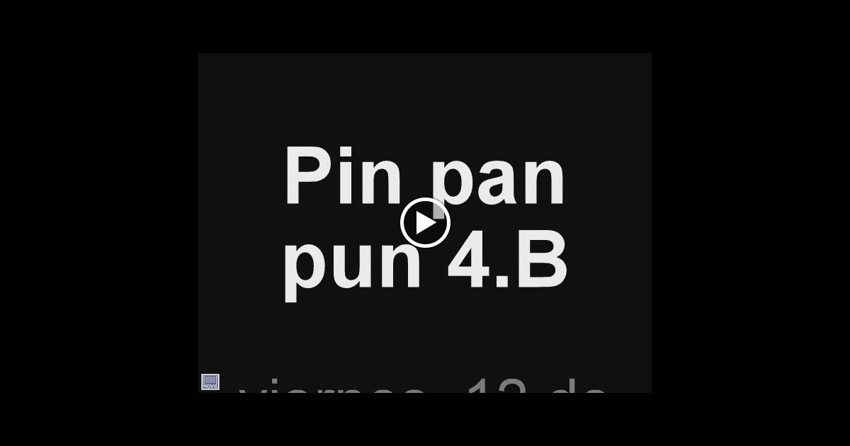 Pin pan pun Aintzinako ume jolasak