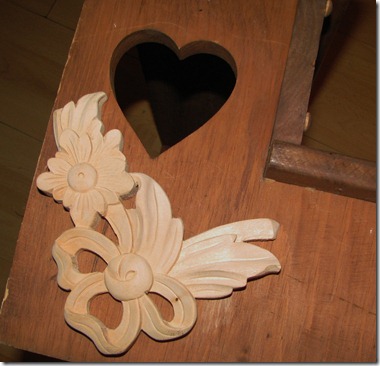 Step shelf HEART