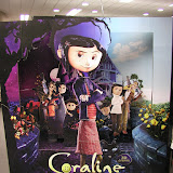 The Coraline poster provided good decoration