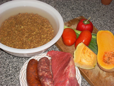 guiso de lentejas