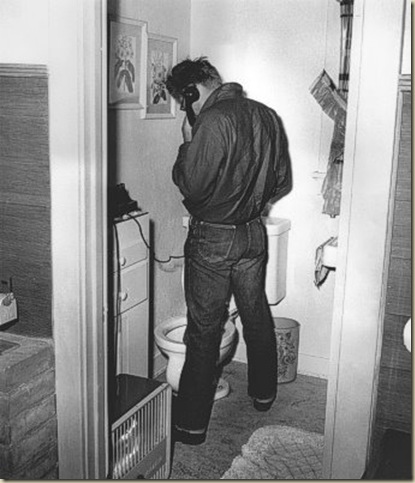 juames dean talkng a piss