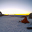 Camp at 5:30am the morning after summiting (approx. 11,500ft)