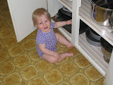 She found the cabinet pulls.....need I say more?