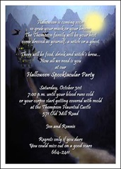 Invitations Halloween