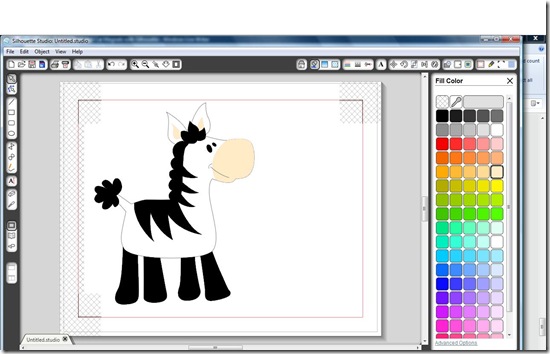 Colored Zebra