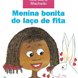 Menina bonita de la&ccedil;o de fita