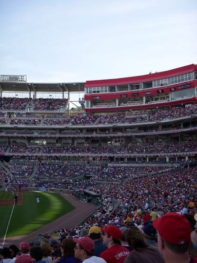 The crowds came out to see the Nationals take on the Red Sox The crowds came out to see the Nationals take on the Red Sox