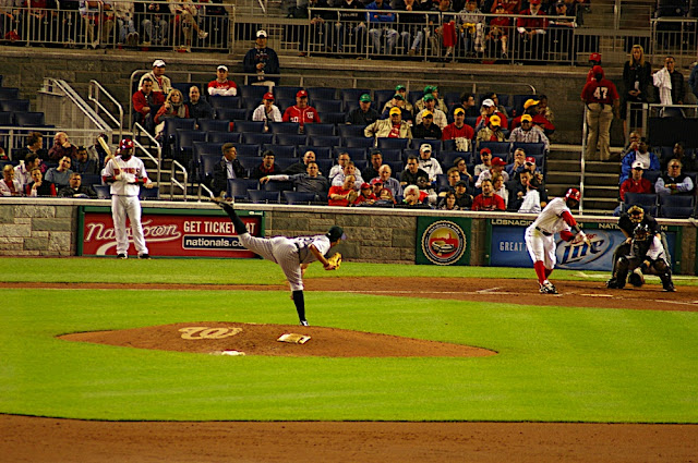 Morgan at bat
