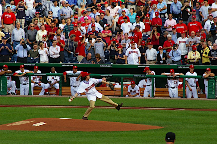 Ken Burns ceremonial pitch Ken Burns ceremonial pitch