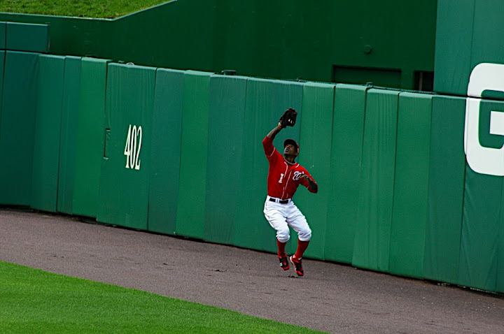 Morgan makes a catch