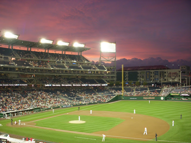 Sunset at Nats park