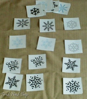 snowflake match snowflake match