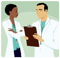 German for medical personal