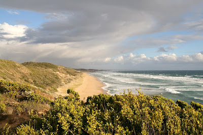 The back beach (ocean side) near Portsea, Victoria on the Mornington Peninsula