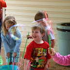 Bubbles at Heritage Park.