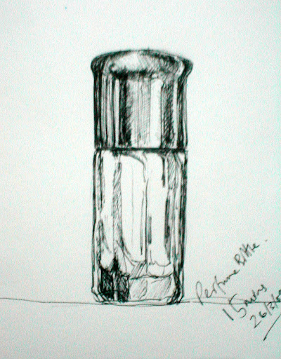 Perfume+bottle+sketches